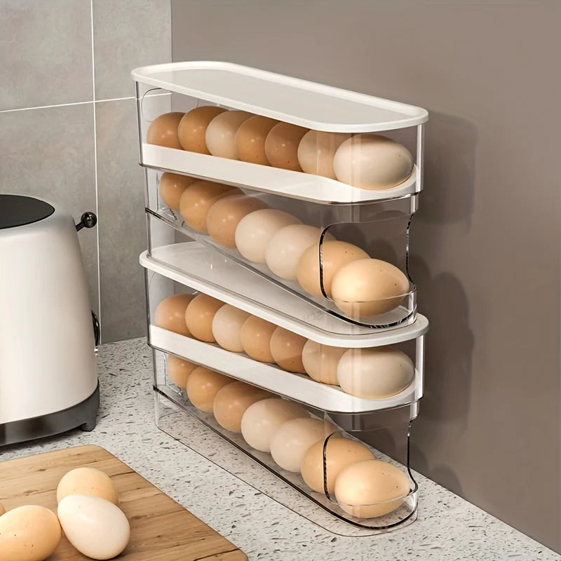 Organizador de Ovos com Estilo Escada para Geladeira - Doce Casa