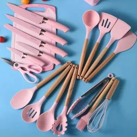 Kit Completo de Utensílios de Cozinha Luxo - Doce Casa