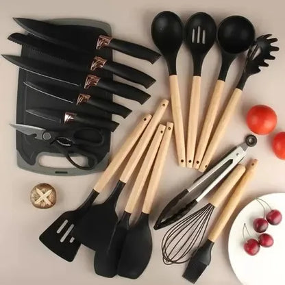 Kit Completo de Utensílios de Cozinha Luxo - Doce Casa