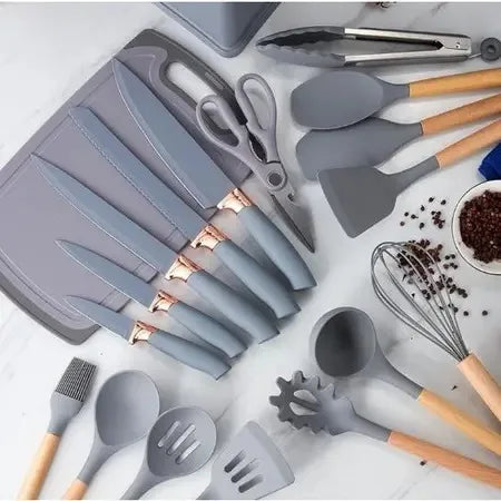 Kit Completo de Utensílios de Cozinha Luxo - Doce Casa