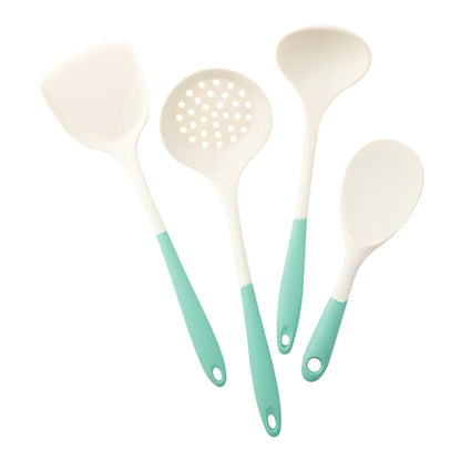 Conjunto de Utensílios de Cozinha de Silicone Para Panelas Antiaderentes - Doce Casa