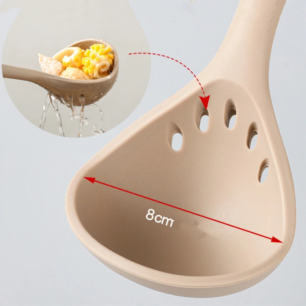 Utensilios em Silicone e Madeira