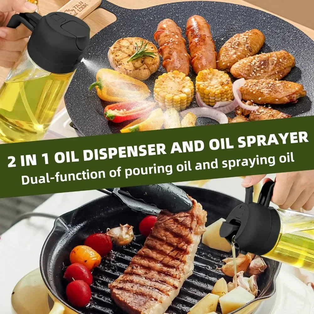 Dispensador de Óleo para Cozinha, Churrasco e Spritzer - Doce Casa