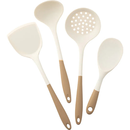 Conjunto de Utensílios de Cozinha de Silicone Para Panelas Antiaderentes - Doce Casa