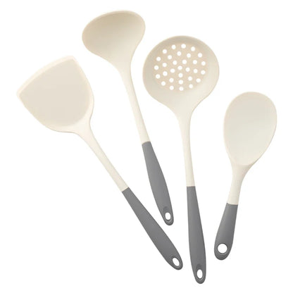 Conjunto de Utensílios de Cozinha de Silicone Para Panelas Antiaderentes - Doce Casa